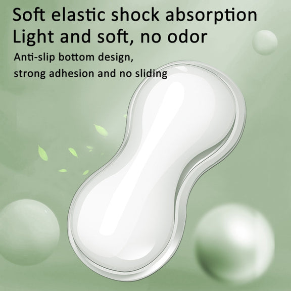 Cool Silicone Keyboard Wrist Rest Mouse Pad Relieve Wrist Fatigue, Spec: Large Green