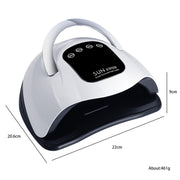 X19Max UV LED Nail Drying Lamp High Power 320W Quick Drying Nail Polish Gel Nail Dryer Light(US Plug)