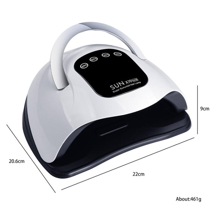 X19Max UV LED Nail Drying Lamp High Power 320W Quick Drying Nail Polish Gel Nail Dryer Light(EU Plug)