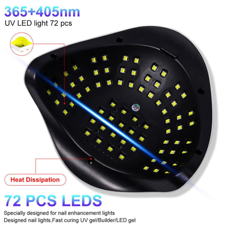 X19Max UV LED Nail Drying Lamp High Power 320W Quick Drying Nail Polish Gel Nail Dryer Light(US Plug)