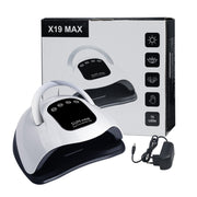 X19Max UV LED Nail Drying Lamp High Power 320W Quick Drying Nail Polish Gel Nail Dryer Light(US Plug)