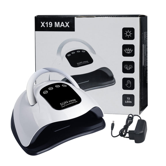 X19Max UV LED Nail Drying Lamp High Power 320W Quick Drying Nail Polish Gel Nail Dryer Light(US Plug)