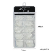 100pcs /Box Stiletto Nail Tips Halloween Style Stiletto False Eagle Claw Art Nails(Natural)