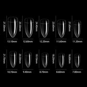 100pcs /Box Stiletto Nail Tips Halloween Style Stiletto False Eagle Claw Art Nails(Transparent)