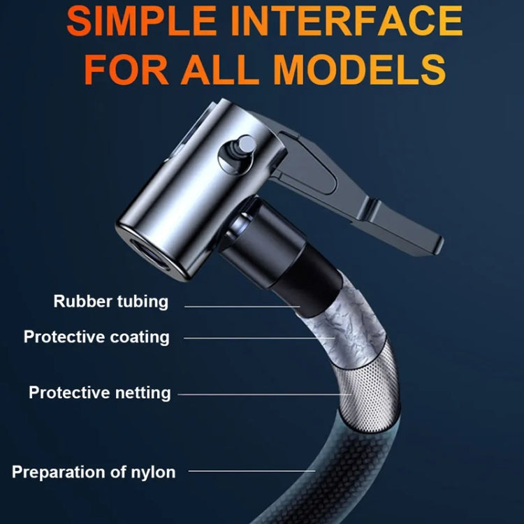 Car Portable Mini Tire Intelligent Air Pump, Style: Wired