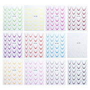SD-1928 Line Nail Art Stickers Self-Adhesive Gradient Color French Manicure Stickers DIY Nail Tips Decals