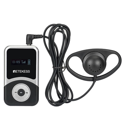 RETEKESS T131S Guide Receiver Wireless Explanation Receiver - free shipping - PMC Jewellery - Order now!