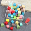 50pcs /Box 1cm Mini Nail Art Sponges Gradient Aura Effect Designs Manicure Brush Tool(Mixed Colors) - Nail Art Equipment by PMC Jewellery | Online Shopping South Africa | PMC Jewellery | Buy Now Pay Later Mobicred