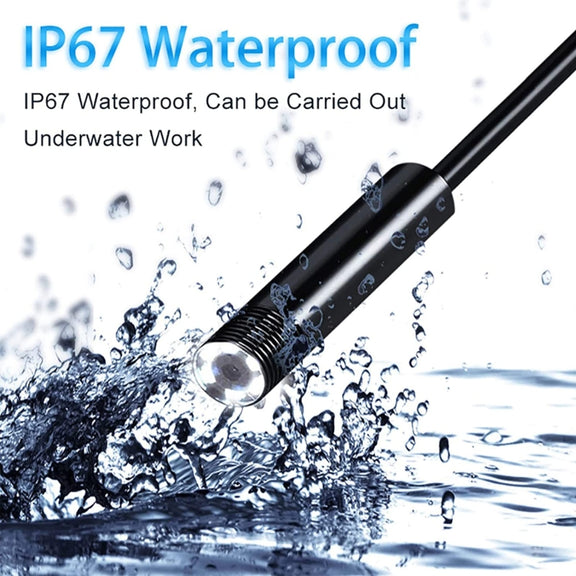 2.4 inch Screen Fuel Tank Inspection Night Vision 8mm Endoscope, Length: 5m Hard Wire