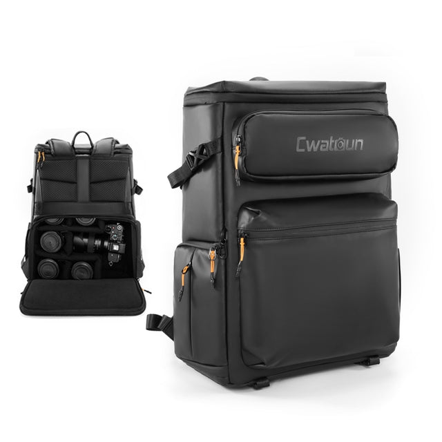 Cwatcun D141 Shoulder Drone Bag Large Capacity Multifunctional Water-resistant Photography SLR Camera Bag(Black Extra Large)