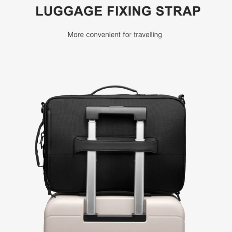 Ozuko Business Laptop USB Backpack Men Schoolbag(Dark Blue) - free shipping - PMC Jewellery - Order now!