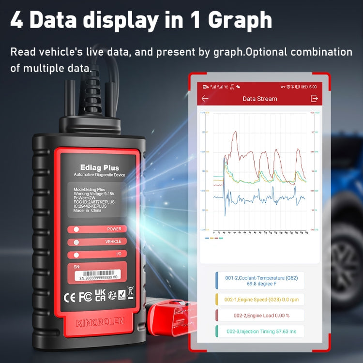 KINGBOLEN OBD2 Car Tester Diagnostics(Ediag Plus) - free shipping - PMC Jewellery - Order now!