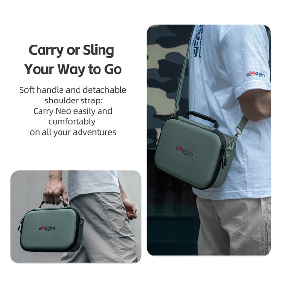 For DJI NEO Fly More Combo aMagisn Handbag Shoulder Bag(Green)