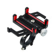 Aluminum Alloy Motorcycle Bicycle Navigation Mobile Phone Holder(Red) - Holder by PMC TechLife | Online Shopping South Africa | PMC TechLife | Buy Now Pay Later Mobicred