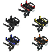 Aluminum Alloy Motorcycle Bicycle Navigation Mobile Phone Holder(Orange)