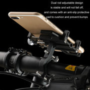 Aluminum Alloy Motorcycle Bicycle Navigation Mobile Phone Holder(Orange)