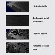 ICE COOREL S511 Laptop Radiator Heightening Bracket Dual-fans with Speed Regulation