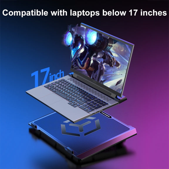 ICE COOREL S511 Laptop Radiator Heightening Bracket Dual-fans no Speed Regulation