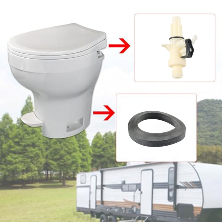 13168 RV Toilet Valve Kit For Thetford Aqua Magic IV