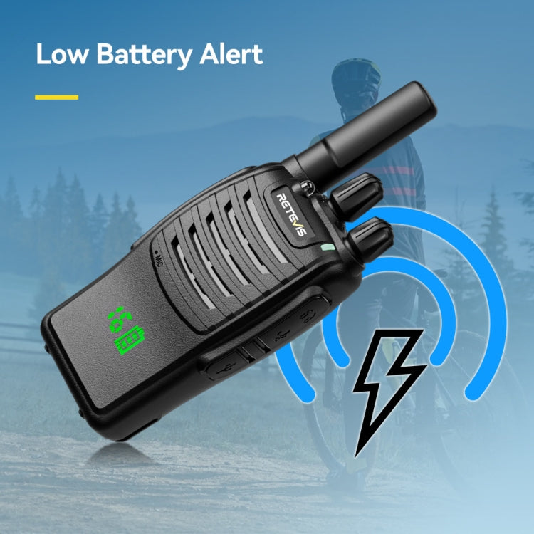 RETEVIS H777 1pair 16 Channels Compact Portable Handheld Walkie Talkie With Charging Base, Style: FRS - free shipping - PMC TechLife - Order now!