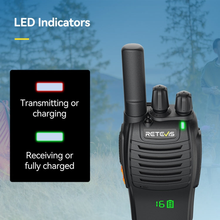 RETEVIS H777 16 Channels Compact Portable Handheld Walkie Talkie With Charging Base, Style: PMR - free shipping - PMC Jewellery - Order now!