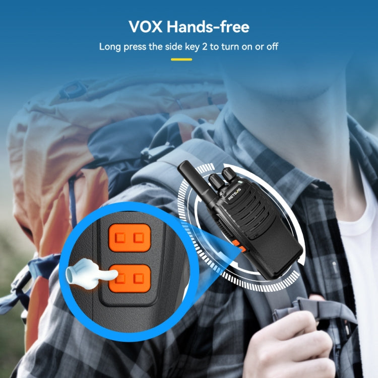 RETEVIS H777 1pair 16 Channels Compact Portable Handheld Walkie Talkie With Charging Base, Style: PMR - free shipping - PMC TechLife - Order now!