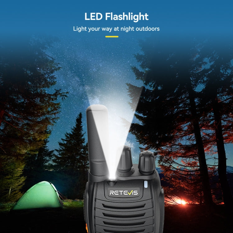 RETEVIS H777 1pair 16 Channels Compact Portable Handheld Walkie Talkie With Charging Base, Style: FRS - free shipping - PMC TechLife - Order now!