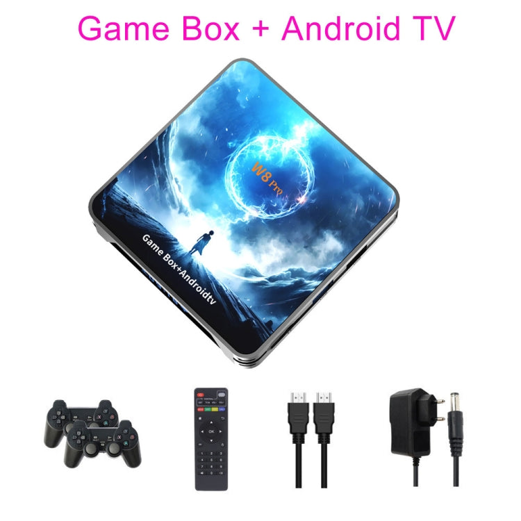 W8PRO 64G Dual System HD Wireless Joystick Retro Gaming Console With 36000+ Games US Plug