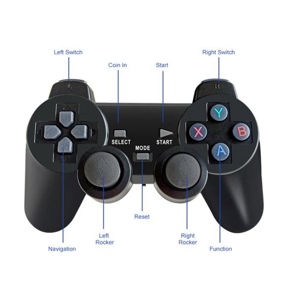 W8PRO 64G Dual System HD Wireless Joystick Retro Gaming Console With 36000+ Games UK Plug