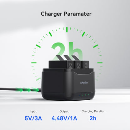 For GoPro HERO13 Black AMagisn Battery Charger Charging Seat - free shipping - PMC Jewellery - Order now!