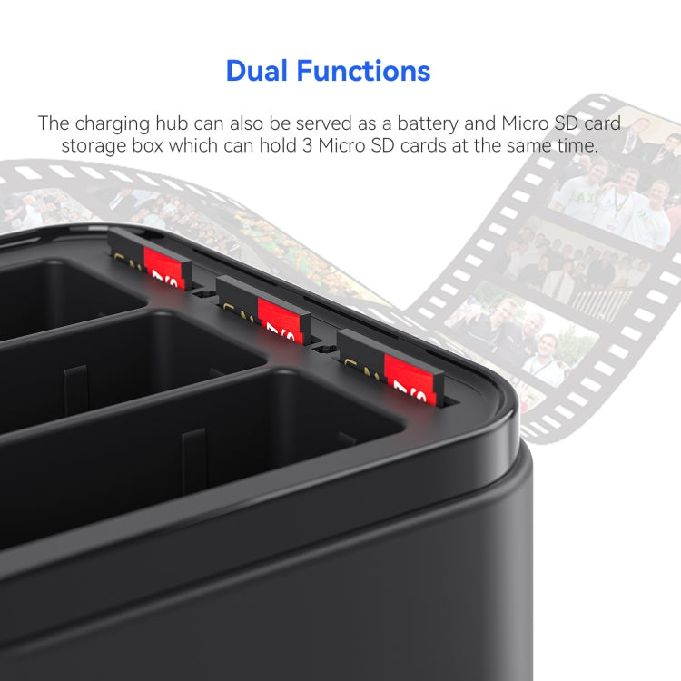 For GoPro HERO13 Black AMagisn Battery Charger Charging Seat - free shipping - PMC Jewellery - Order now!