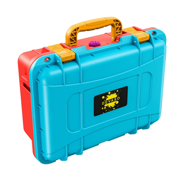 DEVASO For Switch / OLED IP67 Waterproof Storage Case Hardshell Bag, Color: Orange Blue - free shipping - PMC Jewellery - Order now!