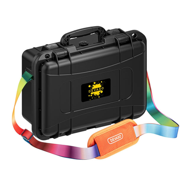 DEVASO For Switch / OLED IP67 Water-resistant Storage Case Hardshell Bag, Color: Black+Shoulder Strap