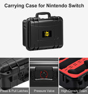 DEVASO For Switch / OLED IP67 Water-resistant Storage Case Hardshell Bag, Color: Black White