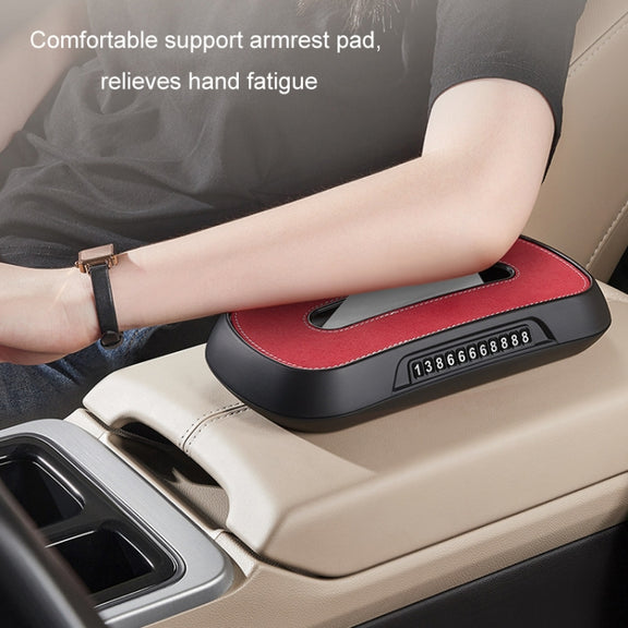 Car Sun Visor Hanging Sunroof Seat Back Tissue Box, Color: Suede Dark Gray