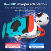 DEVASO Compatible With Switch / Switch OLED Gaming Console VR Glasses(Orange Blue)
