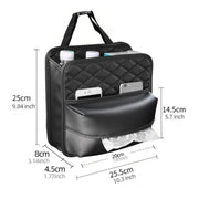 2 In 1 Car Seat Back Storage Hanging Tissue Bag, Style: Standard