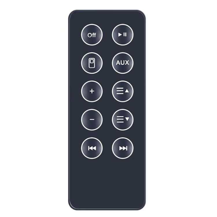 For BOSE SD10 Bluetooth Speaker Remote Control Replacement Parts(Black) - Other Accessories by PMC Jewellery | Online Shopping South Africa | PMC Jewellery | Buy Now Pay Later Mobicred