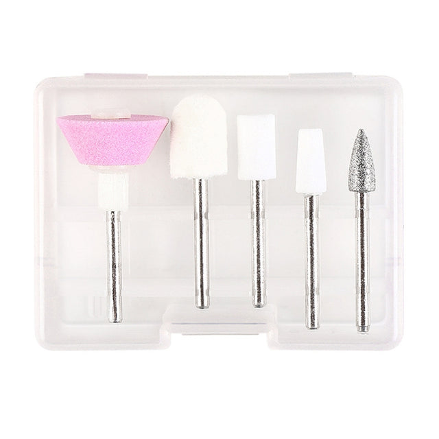 A138-1 Manicure Grinding Heads Set Nail Polishers Accessories Nail Tools
