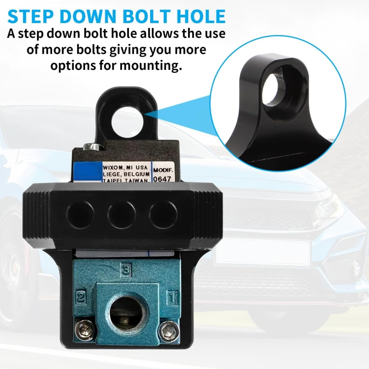 Solenoid Valve Mounting Bracket 3 Port For Mac AEM Boost Controller(Black)