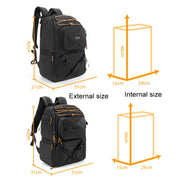 Cwatcun D132 DSLR Camera Backpack Hard-shell Crashproof Water-resistant Decompression Shoulder Photo Bag, Color: 1st Generation Large Black