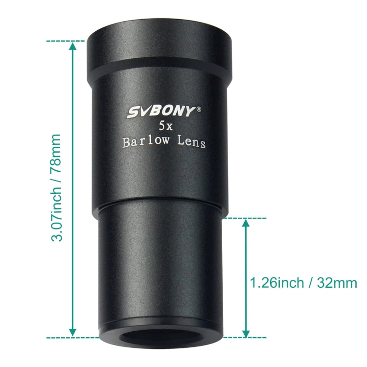 SVBONY F9102A 1.25 Inch 5x Multiplier Astronomical Telescope Accessories - free shipping - PMC Jewellery - Order now!