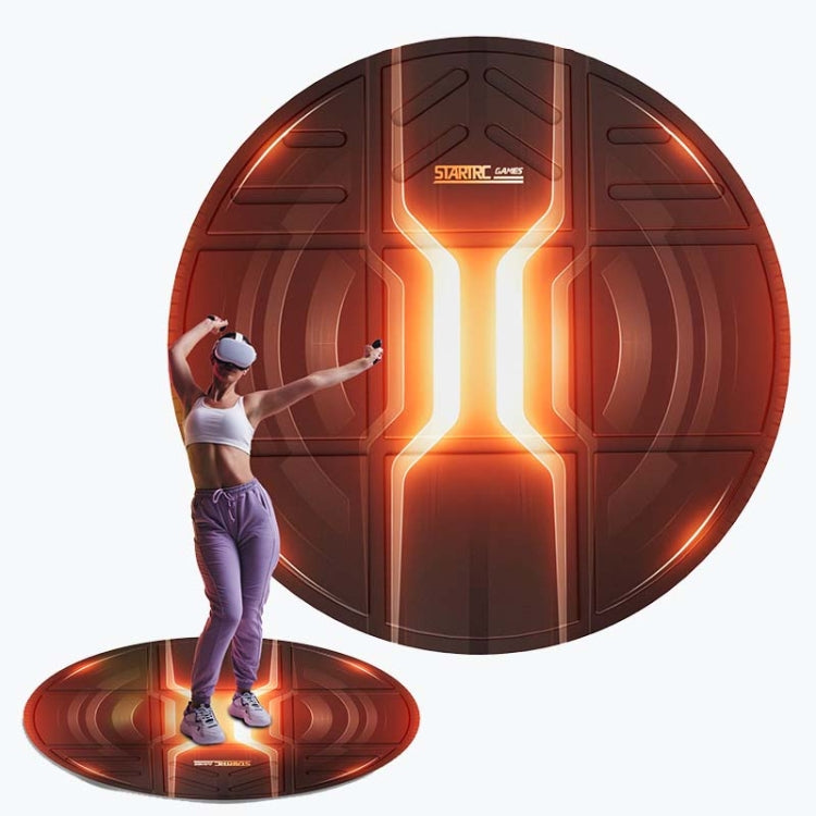 STARTRC GAMES VR Glasses Sport Game Simulation Floor Mat(Orange) - free shipping - PMC Jewellery - Order now!