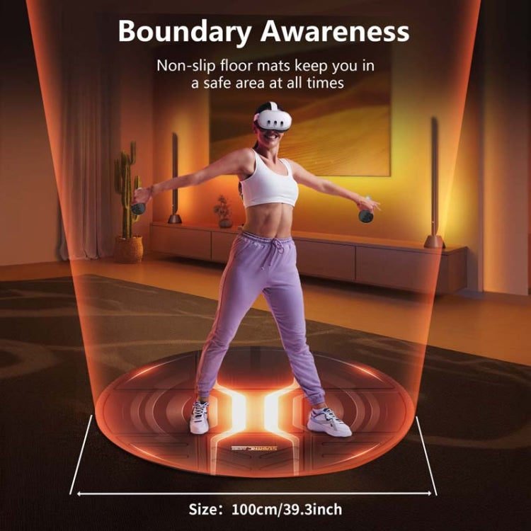 STARTRC GAMES VR Glasses Sport Game Simulation Floor Mat(Orange) - free shipping - PMC Jewellery - Order now!