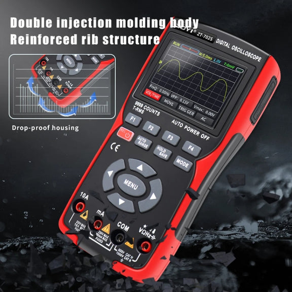 ZOYI Color Screen Multifunctional Handheld Digital Oscilloscope Multimeter(English)