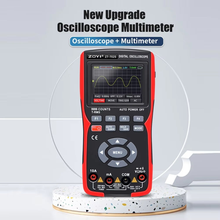 ZOYI Color Screen Multifunctional Handheld Digital Oscilloscope Multimeter(English)