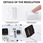 Remote Control Night Light LED Bedside Cabinet RGB Colorful Pat Light(2 Remote Controls + 6 Lights)