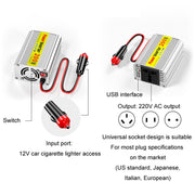 150W Car Inverter Modified Wave Automotive Power Conversion, Specification: 12V To 220V