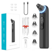 Electric Beauty Instrument Face Pore Remover Blackhead Acne Cleaner(Black)