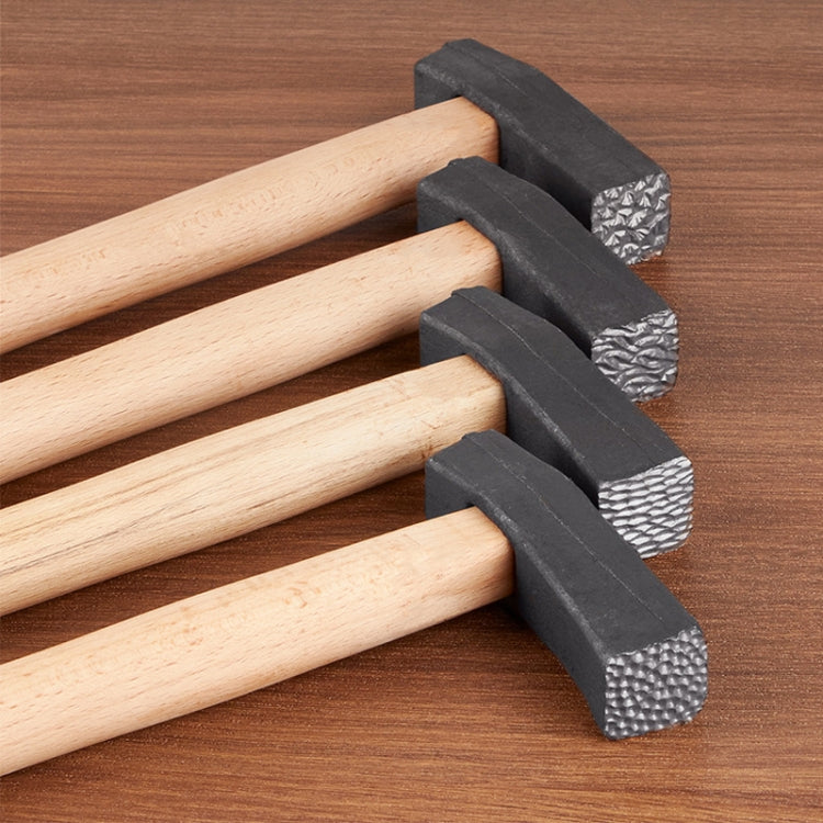 Handmade DIY Square Hammer Gold And Silver Jewelry Texture Hammer, Model: No.14